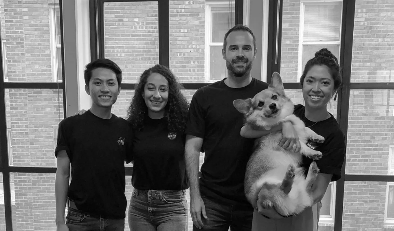 The L-RROI design team posing together at NASA JPL